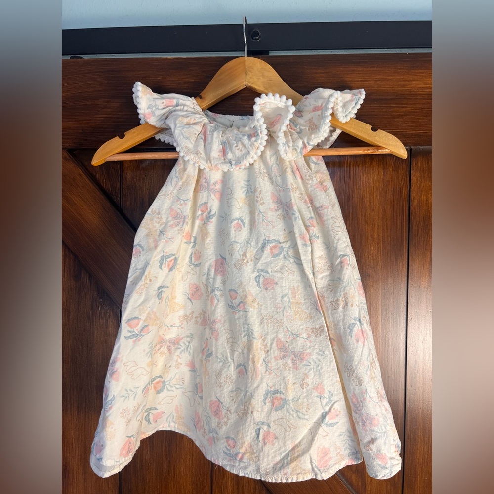 Cynthia Rowley Toddler 3 Girls Floral Bird Print‎ Dress
